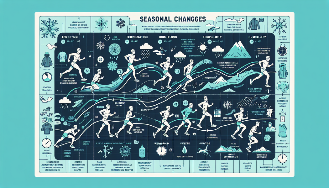 Aufwärmroutine anpassen: Länger und intensiver in Kälte - Wie beeinflussen saisonale Änderungen, wie Temperatur und Luftfeuchtigkeit, die Laufleistung und wie kann man sich am besten anpassen?